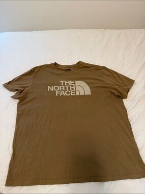 The North Face Men's Olive Brown Logo Tee